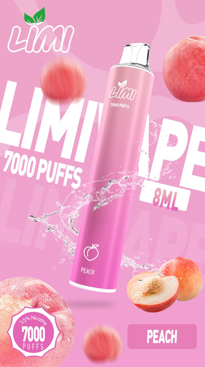 LIMI 7000口拋棄式電子煙｜大容量持久體驗