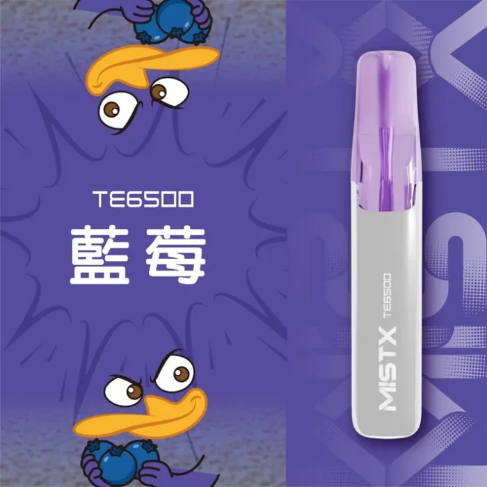MIST X TE 鴨嘴獸 6500口 一次性電子煙｜長效續航｜拋棄式設計 × 免充電